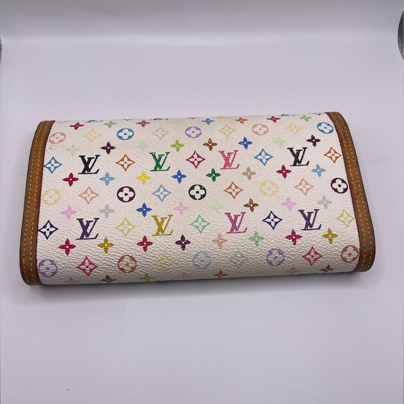 Louis Vuitton x Takashi Murakami Multicolor Monogram International Wallet - Picture 4 of 16